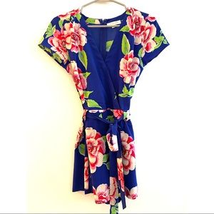 Yumi Kim Blue Floral Romper